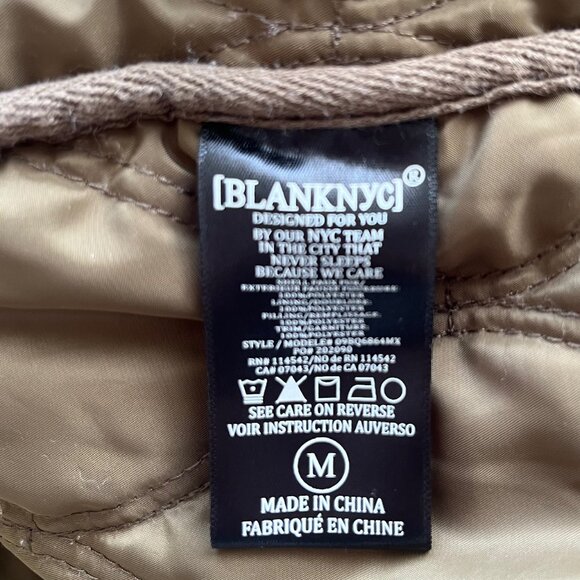 Blank NYC Cream and Green Jacket - Picture 14 of 14